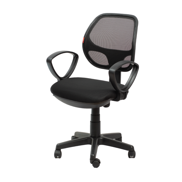 Ghế xoay GNV-06-01 mặt đen, tựa đen